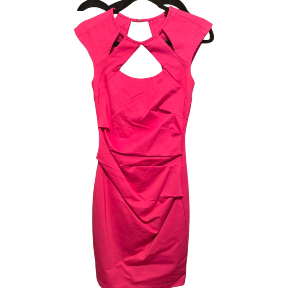 🌟Le Chateau Pink Draped Dress with cutout